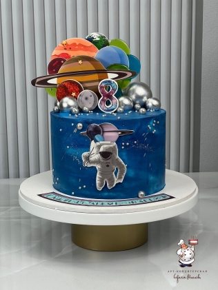 Торт на заказ для мальчика на первый день рождения в Пушкино