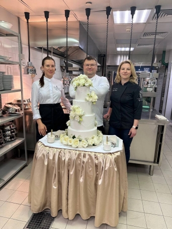 Торт на свадьбу Татьяны Булановой