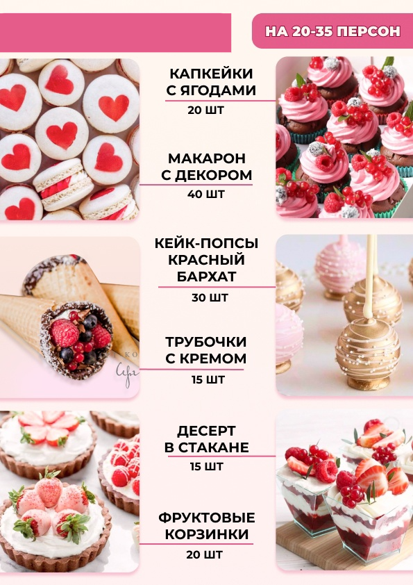 Пакет сладостей "Вип" на 40 персон