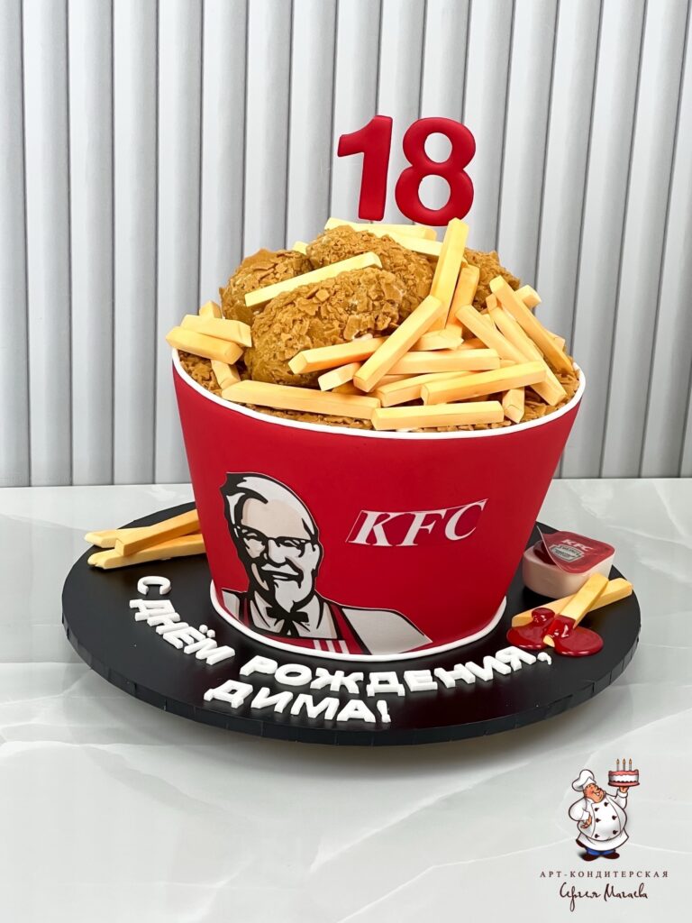 Торт "KFC крылышки" № 100206