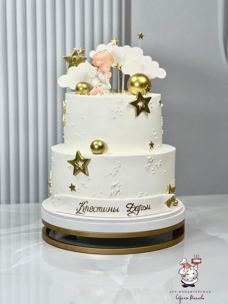 Торт "На крестины" № 9437